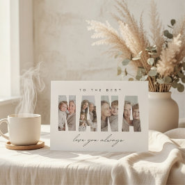 Personalisierte NANA Fotokarte | Individuell Moder Feiertagskarte