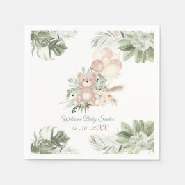 Personalisierte Napkins Bears Baby Dusche Ideen Serviette