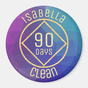 Personalisierte Narkose Anonyme saubere Zeit Magnet