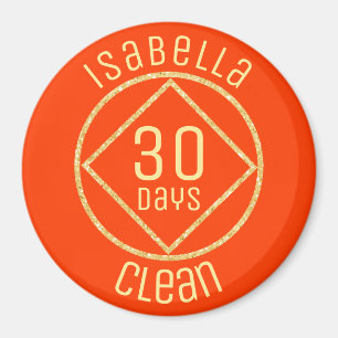 Personalisierte Narkosemittel Anonyme 30 Tage saub Magnet