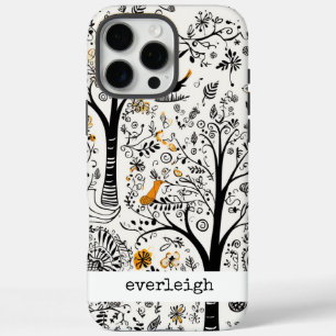 Personalisierte Naturdoodles iPhone 16 Pro Max Hülle