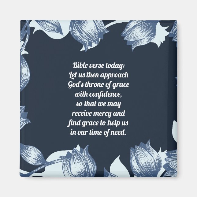 Personalisierte Naturkunst für serene Dekoration Magnet (Vorne)