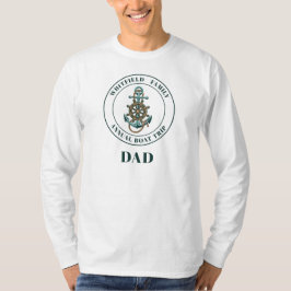 Personalisierte Nautic Family Yacht Sommersegeln T-Shirt