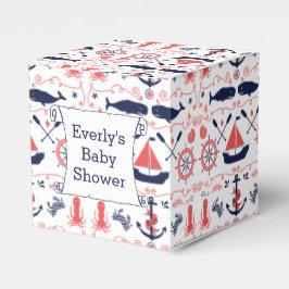 Personalisierte Nautical Baby Shot Bag Geschenkschachtel