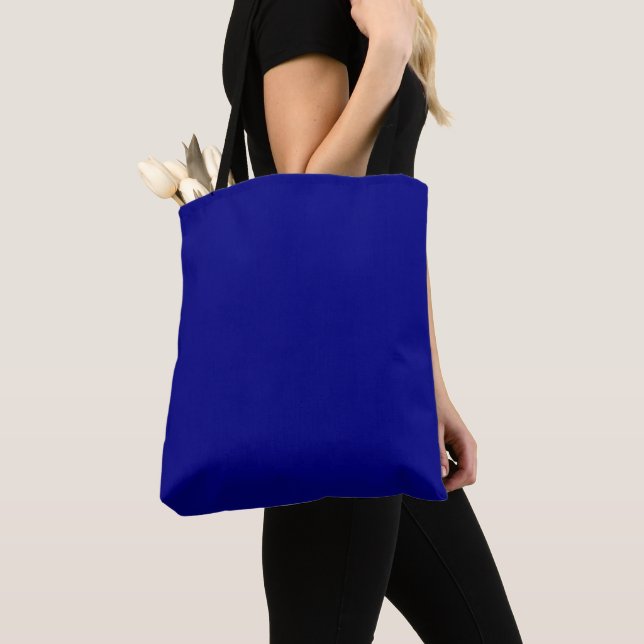 Personalisierte Navy Blue Tasche - Volldruckabdeck (Von Nahem)