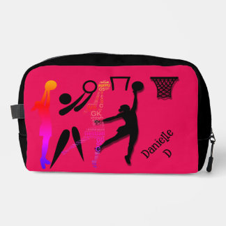 Personalisierte Netball-Tasche für Kosmetik Waschbeutel