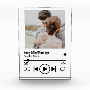 Personalisierte neu verheiratete Foto Song Playlis