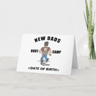 Personalisierte neue Dads Boot Camp Cards Karte