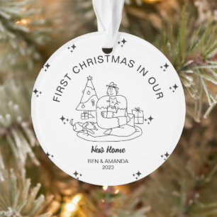 Personalisierte neue Zuhause Housewärming-Geschenk Ornament