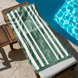 Personalisierte neutrale Streifen individuelle Anf Strandtuch