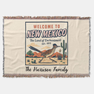 Personalisierte New Mexico Wurfdecke Decke