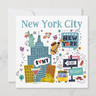 Personalisierte New York City Card