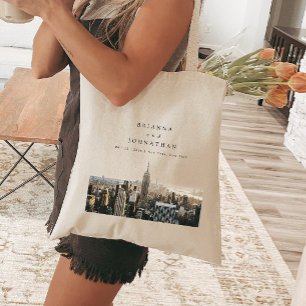 Personalisierte New York Wedding Tote Bag Tragetasche