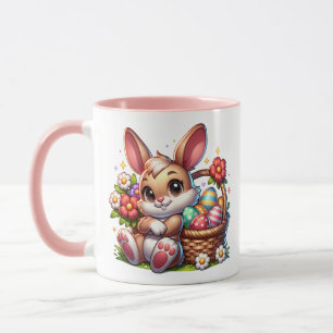 Personalisierte Niedlich Happy Oster Mama Tasse