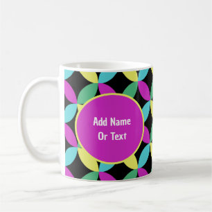 Personalisierte Niedliche Abstrakte Blume Kaffeetasse