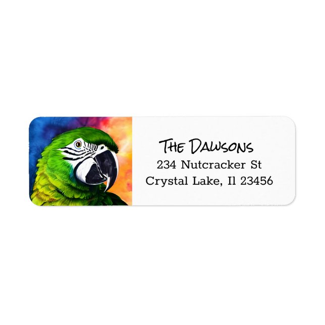 Personalisierte Niedliche Amazon-Parrot-Artwork (Vorne)