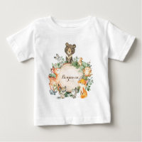 Personalisierte Niedliche Baby-Woodland-Waldtiere