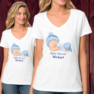 Personalisierte Niedliche Babydusche T-Shirt