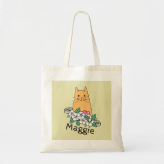 Personalisierte Niedliche Cat Tote Bag Tragetasche