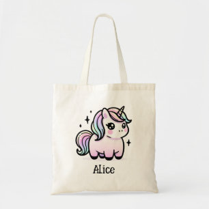 Personalisierte Niedliche Einhorntasche Tragetasche