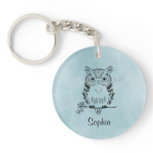 Personalisierte niedliche Eulen-Illustration