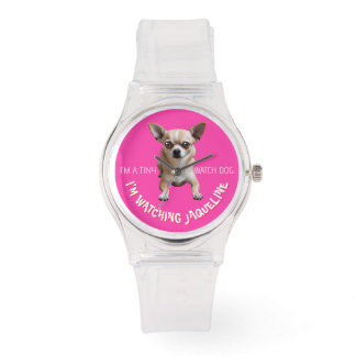 Personalisierte Niedliche Funny Chihuahua Beobacht Armbanduhr