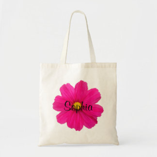 personalisierte niedliche girly rosa tragetasche