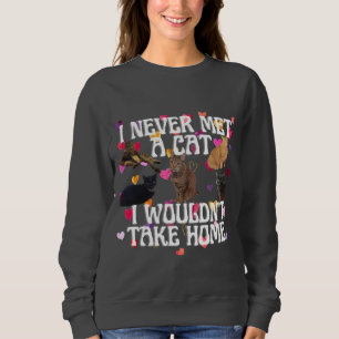 Personalisierte Niedliche Katze Sweatshirt