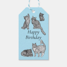 Personalisierte Niedliche Katze und Kittengeschenk