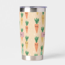 Personalisierte Niedliche Kawaii Pastel Carrot Fac