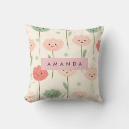 Personalisierte Niedliche Kawaii Pastel Lächelnde  Kissen