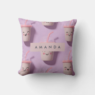 Personalisierte Niedliche Kawaii Pastel Smoothie C Kissen