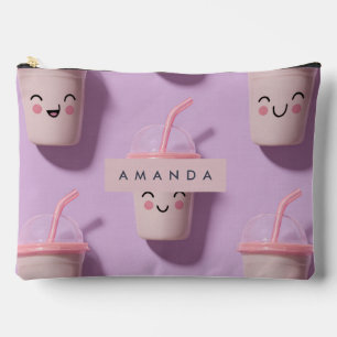 Personalisierte Niedliche Kawaii Pastel Smoothie C Zubehörtasche
