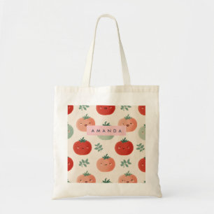 Personalisierte Niedliche Kawaii Pastel Tomato Ges Tragetasche