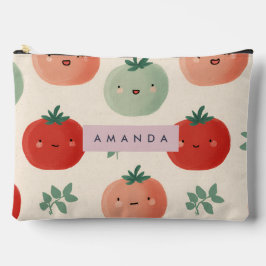 Personalisierte Niedliche Kawaii Pastel Tomato Ges Zubehörtasche