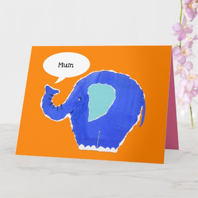 Personalisierte Niedliche Muttertagskarte Karte (Orchidee)