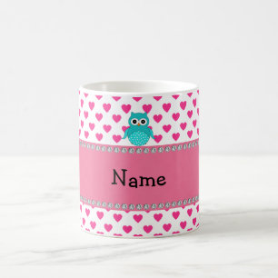 Personalisierte niedliche Namenseule Tasse