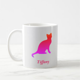 Personalisierte niedliche Omerkatze Kaffeetasse