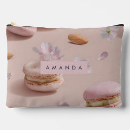 Personalisierte Niedliche Pastel Macaron Almond Bl Zubehörtasche