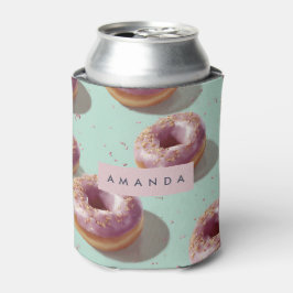 Personalisierte Niedliche Pastelköpfe & Sprinklen Dosenkühler