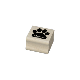 Personalisierte Niedliche Paw Gummistempel