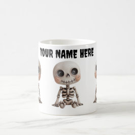 Personalisierte Niedliche SkelettTasse Kaffeetasse