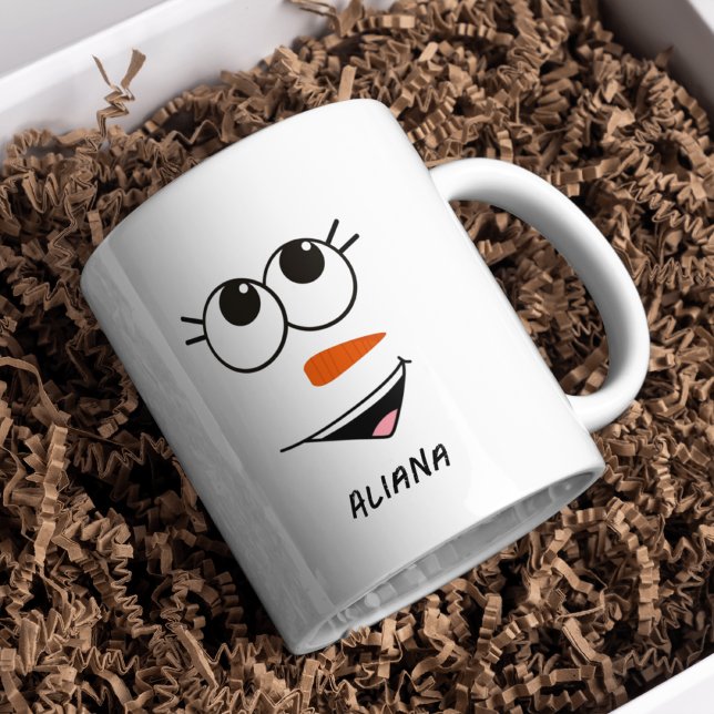 Personalisierte Niedliche Snowman Fantastische Wei Kaffeetasse (Von Creator hochgeladen)