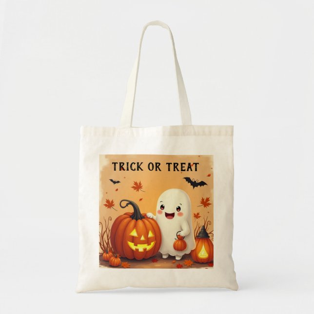 Personalisierte Niedliche Tasche von Ghost & Pumpk (Vorne)