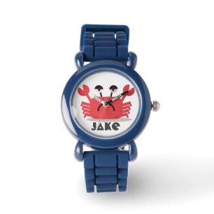 Personalisierte Niedliche und einfache Crabby-Krab Armbanduhr