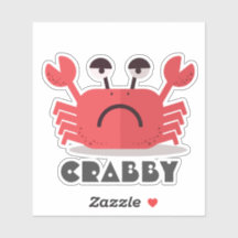 Personalisierte Niedliche und einfache Crabby-Krab