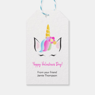 Personalisierte Niedliche Unicorn Friend Kid's Val Geschenkanhänger