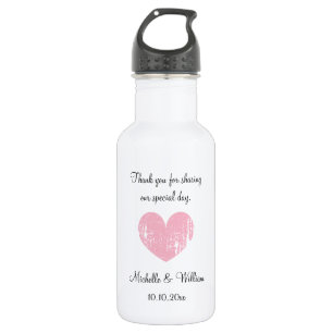 Personalisierte niedliche Wasserflasche als Gesche