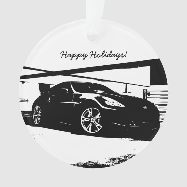 Personalisierte Nissans 370Z Ornament (Vorderseite)