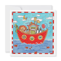 Personalisierte Noah's Ark Birthday Einladung